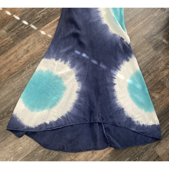 C & C California Women's Tie Dye Maxi Dress Size S Boho Flowy Beach Coastal - Picture 12 of 16